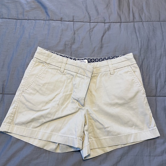 Cambridge Dry Goods Pants - Cambridge Dry Goods Light Cream Women's Bermuda Shorts